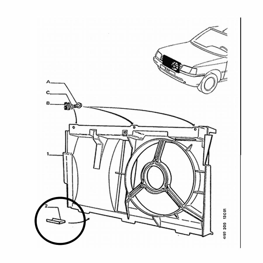 SOPORTE ELASTICO RADIADOR